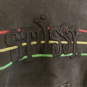 Vintage Stussy Rasta Hoodie